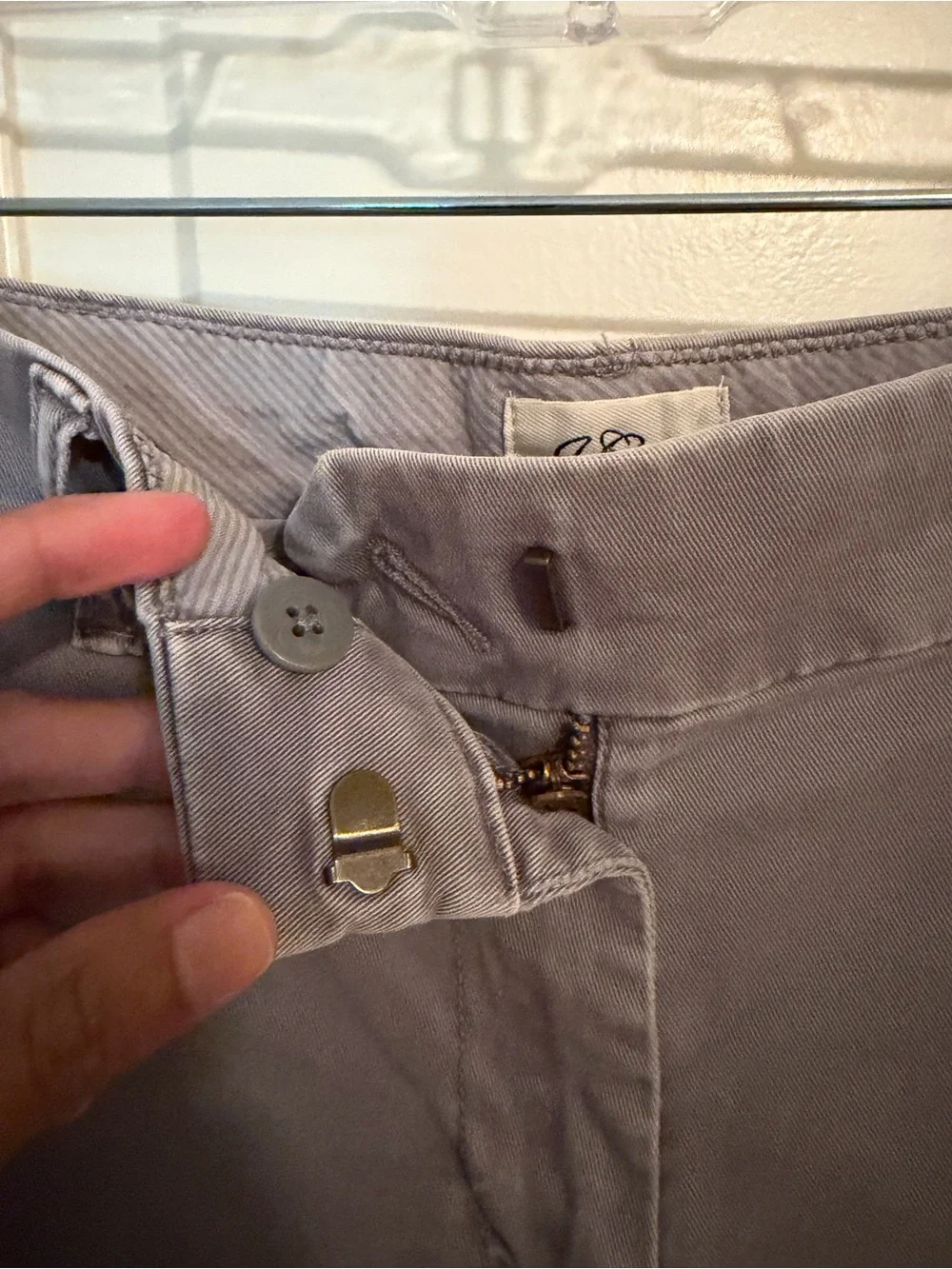 J. Crew Women's Cotton-Blend Shorts in Grey